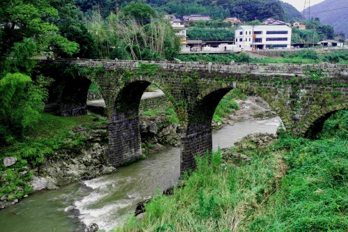 Torii Bashi Bridge in Oita prefecture, Kyushu, Japan.