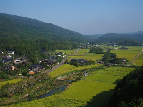 The rural scenery in Bungotakata, Oita, Kyushu
