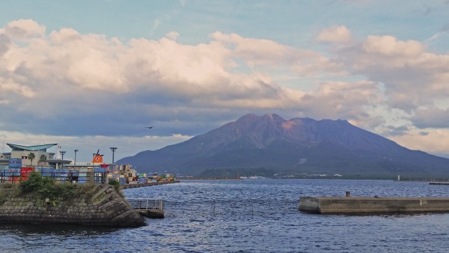 Sakurajima island, Kyushu, Japan.