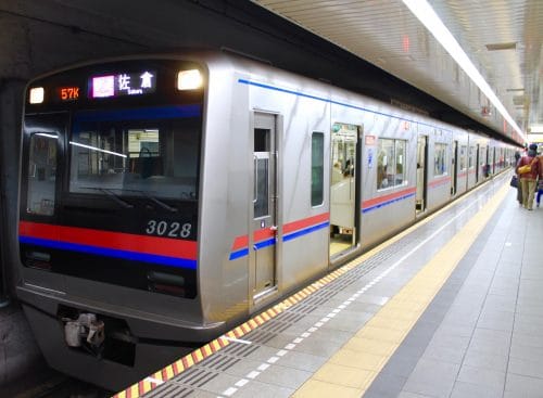 Toei Asakusa Line in Tokyo