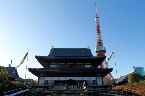 Zozoji Temple and Tokyo Tower