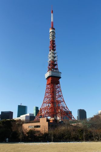 Tokyo tower in Shiba Park