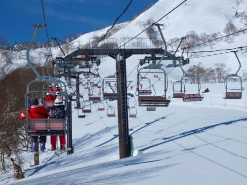  Skiing at Naeba, One of Japan's Top Ski Resorts, Niigata, Powder snow, Japan.