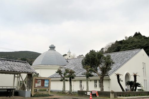 O-e Tenshudo church at the coastal scenery of Amakusa islands in Kumammoto, Kyushu, Japan.