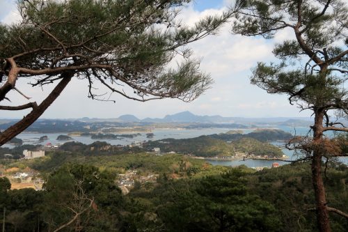 The coastal scenery of Amakusa islands in Kumammoto, Kyushu, Japan.