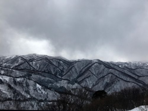 Powder Snow Skiing in Japan at Yonezawa City, Yamagata Prefecture.