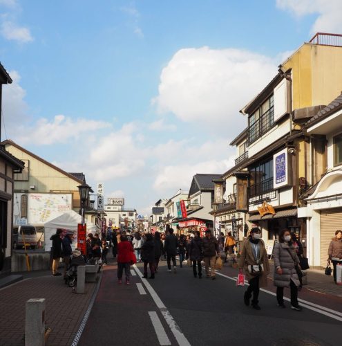 The historical Narita-san Temple near the Narita International Airport in Japan.