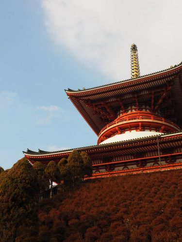 The historical Narita-san Temple near the Narita International Airport in Japan.