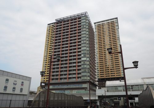 Nippori Station Buildings on the Keisei Line, Tokyo.