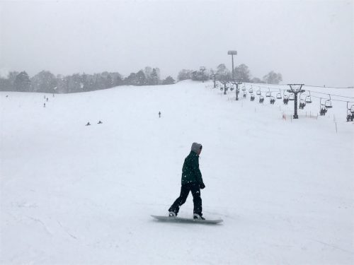 Enjoy Skiing at Manza Ski Resort, close to Tokyo, Japan.