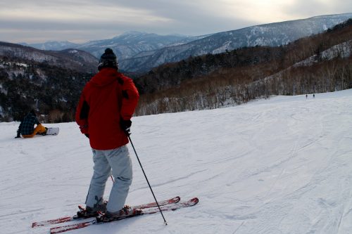 Enjoy Skiing at Manza Ski Resort, close to Tokyo, Japan.