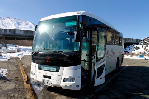 The Manza Prince Hotels runs shuttle buses from Karuizawa Station