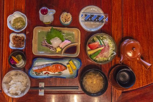 Goushikan Inn Ryokan Traditional Accommodation Local Cuisine Niigata Prefecture Murakami Salmon Breakfast