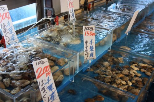Pier Bandai Fish Market Fresh Seafood Sushi Niigata City Local Cuisine