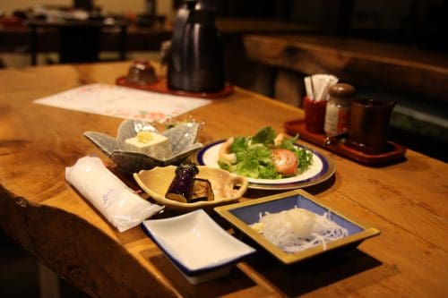 Hananoki Inn Ryokan Sado Island Niigata Prefecture Local Cuisine Traditional Accommodation Food 