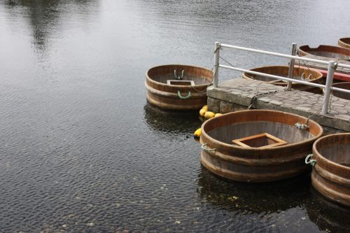 Traditional Tarai-bune Bowl Boat Tour Ogi Town Sado Island Niigata Prefecture 