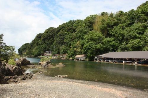 Traditional Tarai-bune Bowl Boat Tour Ogi Town Sado Island Niigata Prefecture 