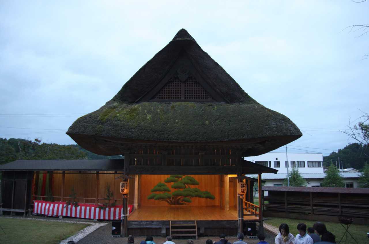 Attending a Noh Theatre Play on Sado Island