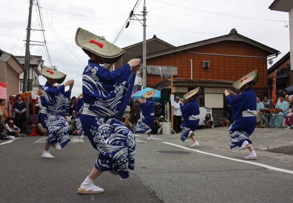 Hamochi Festival Sado Island Niigata Prefecture Traditional Dance Local Culture