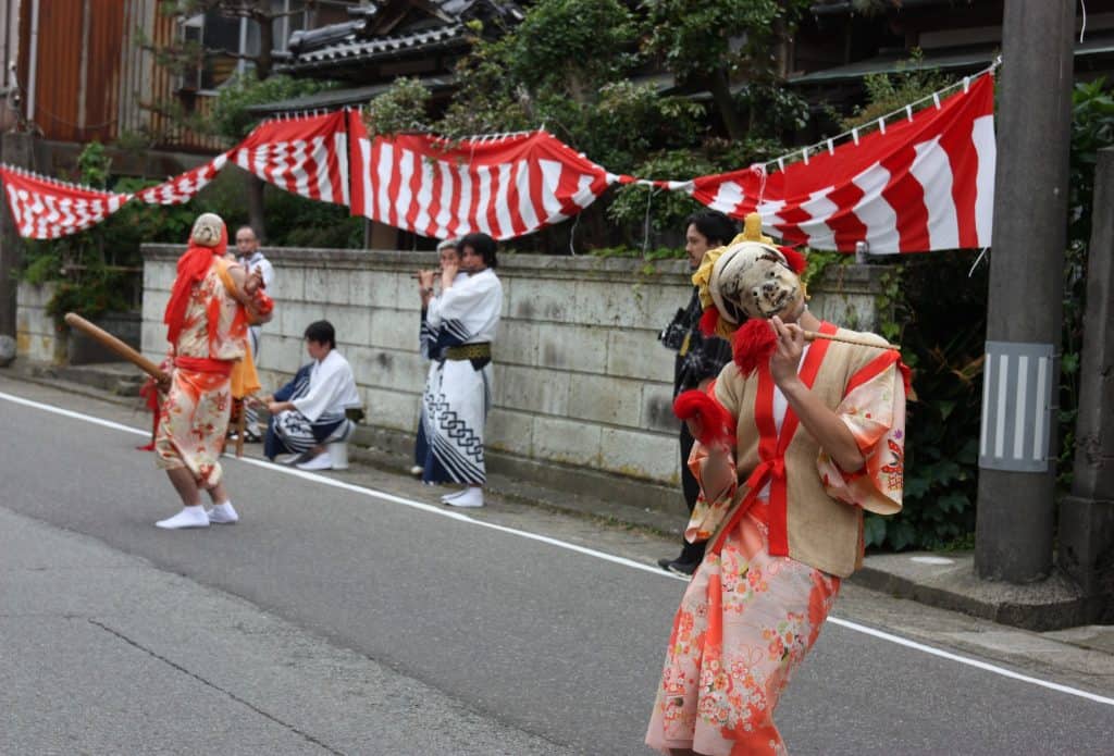 Hamochi Festival Sado Island Niigata Prefecture Traditional Dance Local Culture