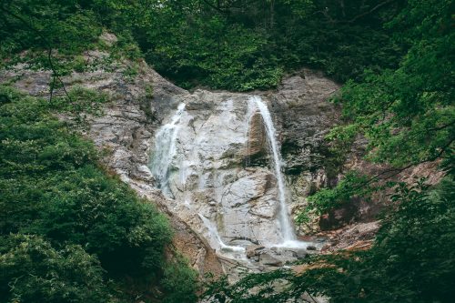 Hiking around hot springs at Yuzawa, Tohoku region