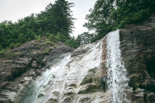 Hiking around hot springs at Yuzawa, Tohoku region