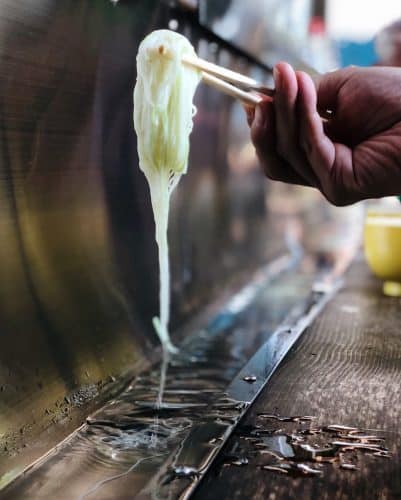 The open-air restaurant to try Japanese traditional summer cuisine: Nagashi Somen.