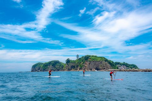 Stand Up Paddle Board Lesson in Enoshima
