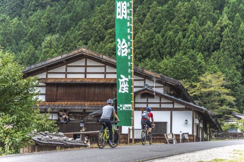 Cycling tour in Nakatsugawa, Gifu Prefecture, Japan