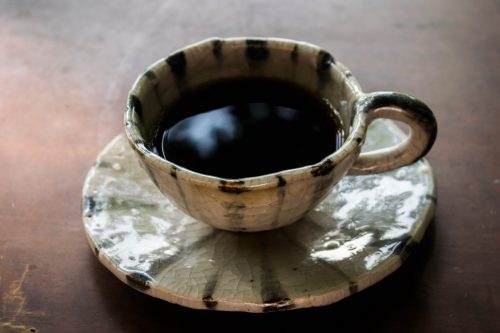 Take a coffee in the middle of nature on a farm near the city of Usuki, Oita Prefecture, Japan