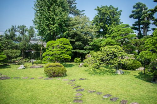 Traditional House and Japanese Garden in Usuki, Oita Prefecture, Japan