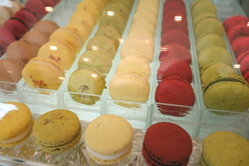 Macaroons in Es Koyama Shop, Sanda, Hyogo Prefecture, Japan