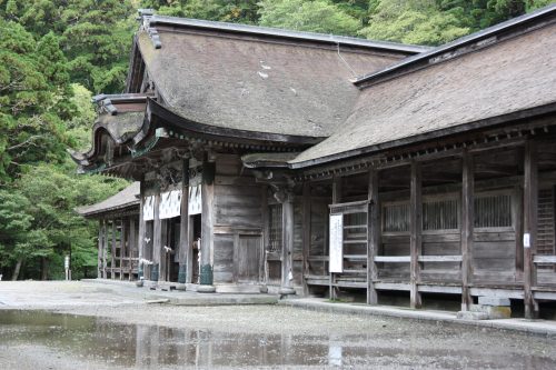 Ogamiyama Shrine at Mt Daisen, a Japan Heritage site in Tottori.