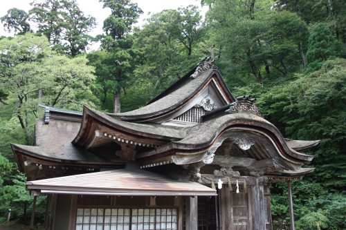 Ogamiyama Shrine at Mt Daisen, a Japan Heritage site in Tottori.