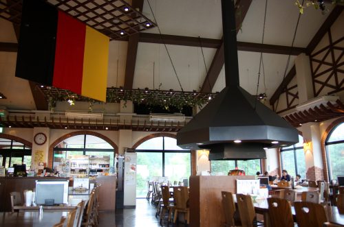 interior of Bierhof Gambarius: local craft beers at the foot of Mt Daisen