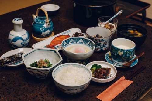 Fukushima local specialities, in Fukushima city, Tohoku region in Japan.