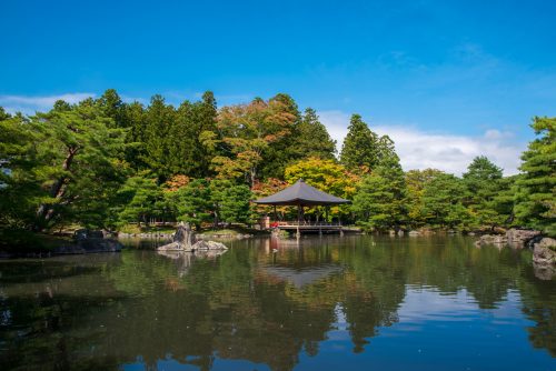 Jorakuen: A Kyoto Quality Garden in Fukushima, Tohoku region in Japan.
