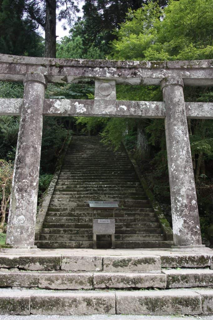 Mt.Hiko in Fukuoka Prefecture is a pilgrimage and training place for Buddhist monks