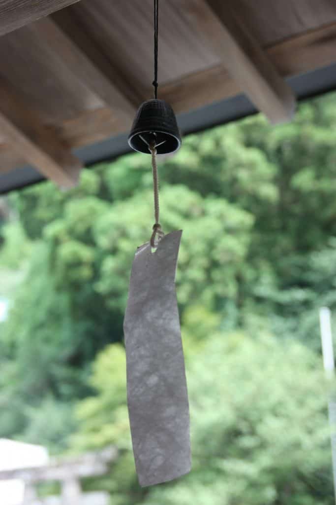 Japanese suzu bell during Japan summer heat
