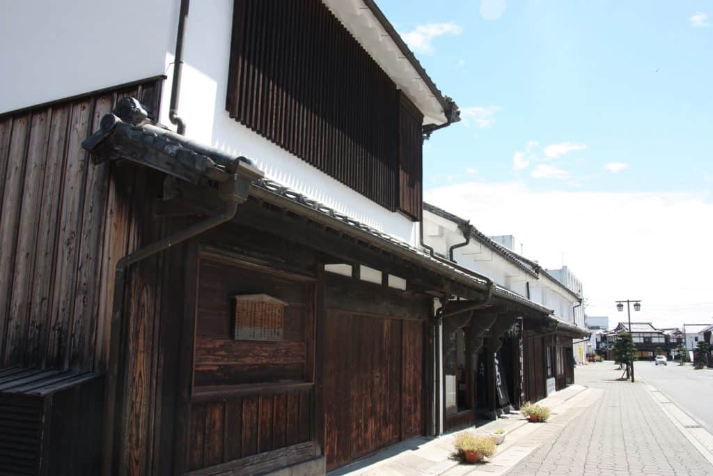 Wearing kimono for a walk in a samurai town, Kitsuki, Oita, Kyushu,Japan.