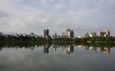 Ohori park, Fukuoka, Kyushu, Japan.