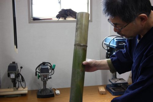 Explore the workshop of Japanese umbrella craftsmen in Tokushima Prefecture.