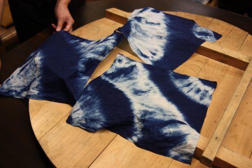 Dye your own indigo cloth as a unique souvenir from Mima in Tokushima Prefecture, Japan.