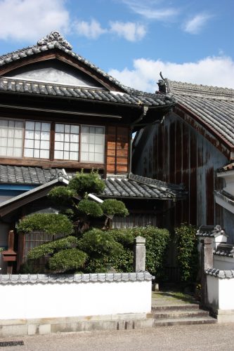 Elegant merchant homes of Udatsu, Tokushima Prefecture.