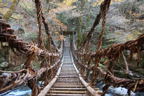 The mystery of the vine bridges of the Iya Valley, Shikoku.