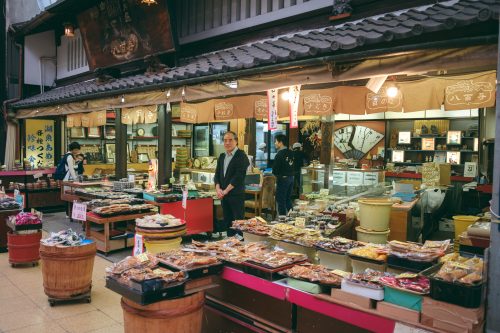 Yaoyo, pickles shop in Otsu City, Shiga Prefecture, near Kyoto, Japan