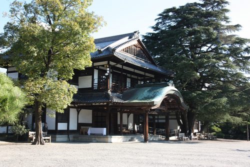 A museum in Ritsurin Garden in Takamatsu, Kagawa Prefecture.