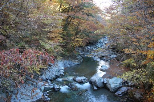 View of the Iya Valley in Tokushima, Eastern Shikoku.