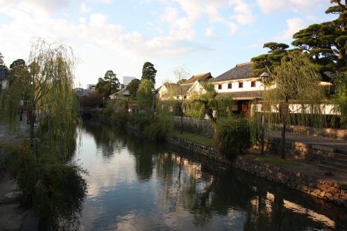 Bikan historic distict of Kurashiki, Okayama.