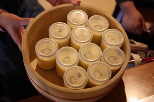 Sample a sweet snack: Happiness Pudding at the Yuurin-An Café.